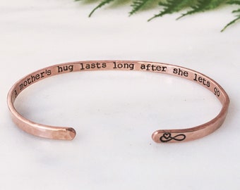 Loss of Mother gift Bracelet, Grief Jewelry, Memorial Bracelet Mom, Loss of mom mother, In memory of mom, Mourning Bracelet, 015