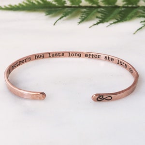 READY TO SHIP Loss of Mother gift Bracelet, Grief Jewelry, Memorial Bracelet Mom, Loss of mom mother, In memory of mom, Mourning Bracelet image 1
