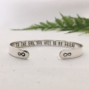 Friendship Bracelet, Best Friend Gift, Birthday Gift for Her, Sterling Silver Friend Bracelet, Red Fern Studio