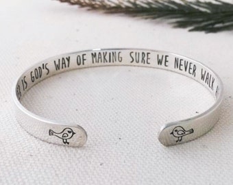 Bracelet for Sister, Sterling Silver Copper or Brass, Gift for Sister, Birthday Gift, Sister in Law gift, Jewelry for Sister,Red Fern Studio