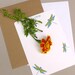 Personalized Stationary Set, Stationery, Custom Flat Note Cards, Letter, Paper, Note, Dragonfly Trio, Bug, Insect, Nature, Watercolor