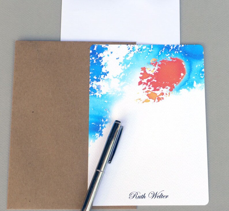 Letter Writing Set Personalized Stationary Women/'s Card Set Note Card Stationery Flat Note Cards Personalized Custom Note Card Set