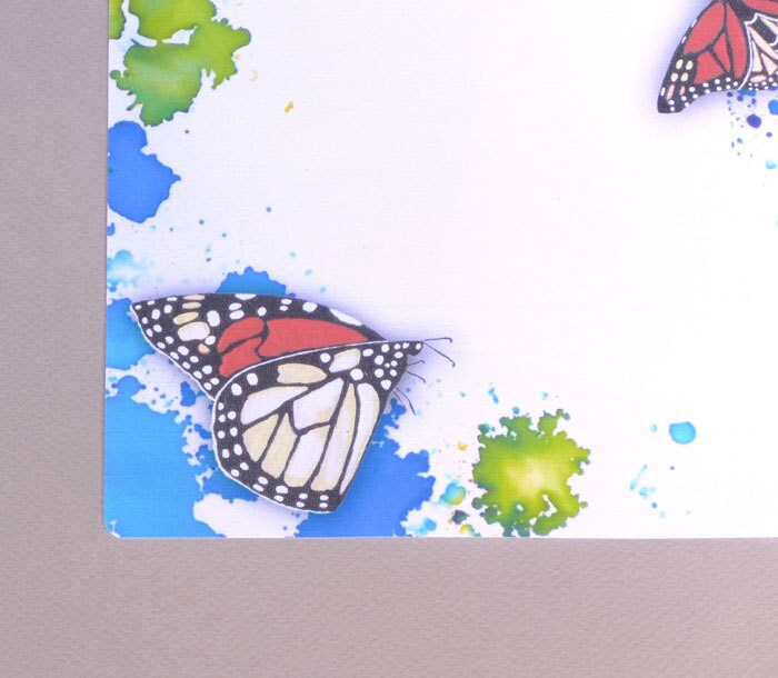 Monarch Butterfly Note Cards, Personalized Flat Note Cards, Custom ...