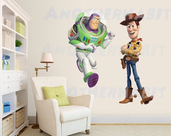 Toy Story Wall Decal 3D Art Stickers Vinyl Room Bedroom Mural Kids Nursery Gift