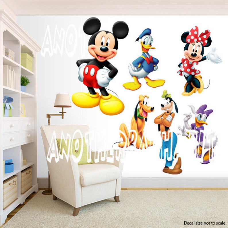 Mickey Mouse Clubhouse Room Decor Sticker Etsy