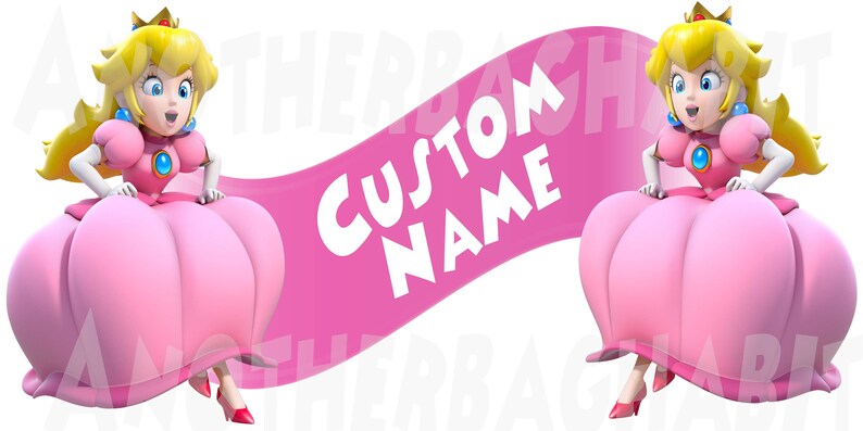 Princess Peach Super Mario Bros Wall Decal Room Decor