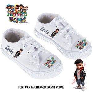 Mrs. Moola&#39;s Hip Hop Hypez Canvas Sneakers for Children and Toddlers - Customized (Inspired by Disney)