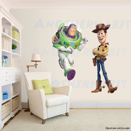 Wall Décor Home Décor Woody Layered Wall Decals Sticker Room Decor Buzz Forky Toy Story Wall