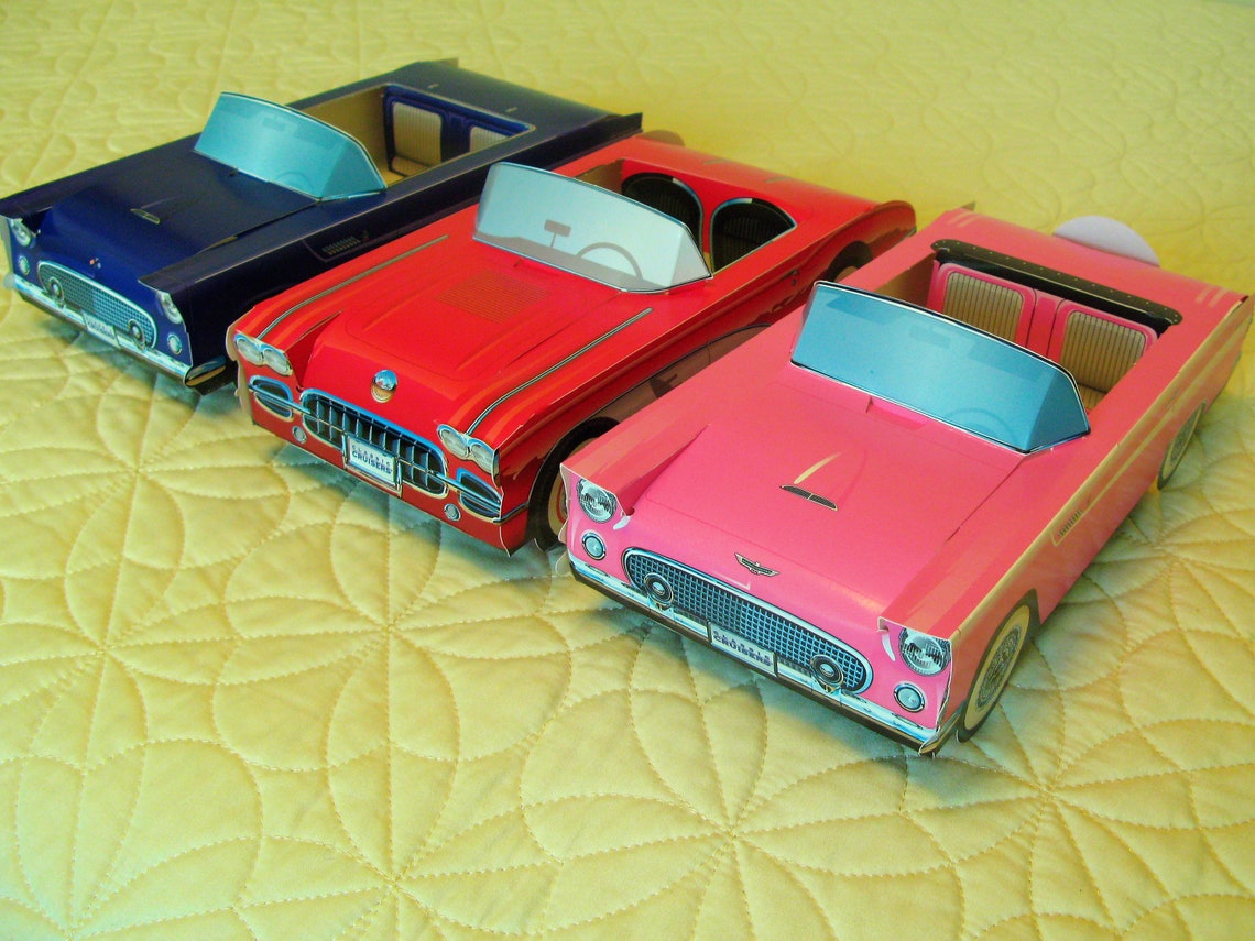 FREE SHIP 18 Assorted Cardboard Car Food Box Trays Party Etsy