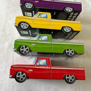 FREE SHIP 16 ~ Assorted Ford  Trucks Kids Food Trays  * Table Center * Party Decor * Party Supplies