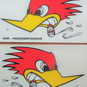 MOON Eyeball Sticker 5 - Mr. Horsepower Apparel