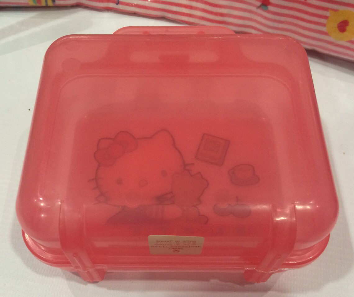 Vintage Hello Kitty Plastic Bag 1991 Sanrio Made in Japan Etsy