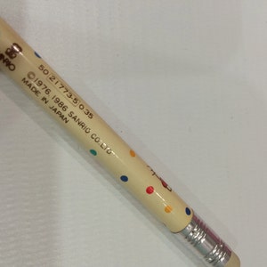 kawai hello kitty Pencil.Vintage Sanrio-1986 image 1