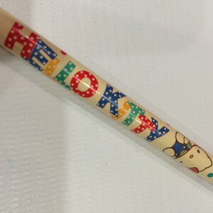 kawai hello kitty Pencil.Vintage Sanrio-1986 image 2