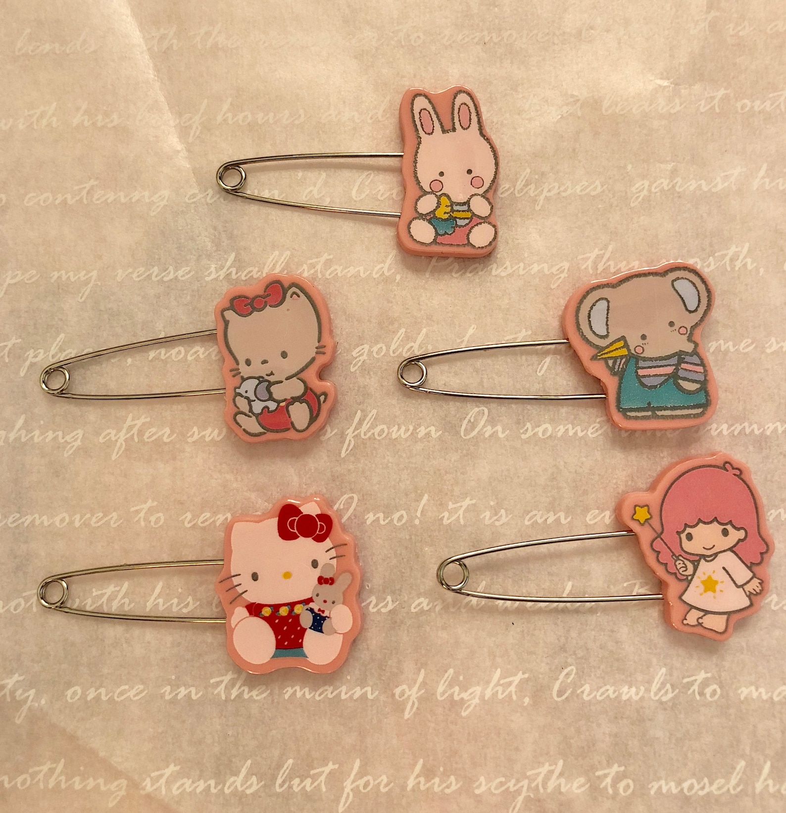 Vintage Sanrio Pins Made in Japan 1984.1985 Etsy