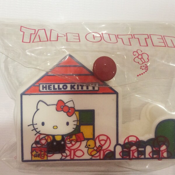 Vintage Hello Kitty tape cutter Sanrio made in Japan