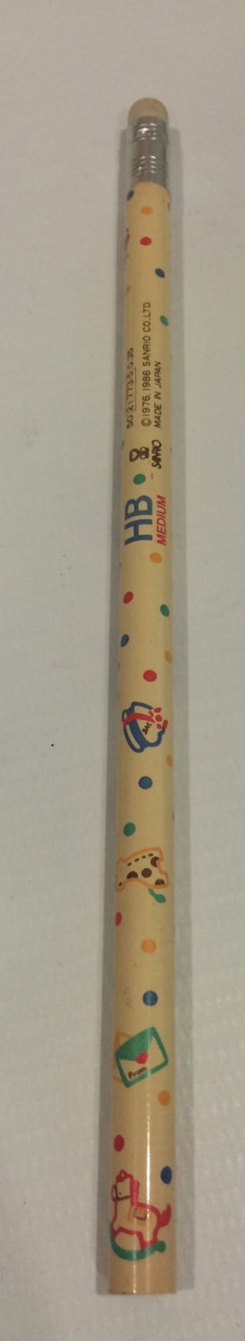 kawai hello kitty Pencil.Vintage Sanrio-1986 image 3