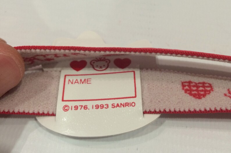 Vintage Hello Kitty hair band 1993 Sanrio made in Japan