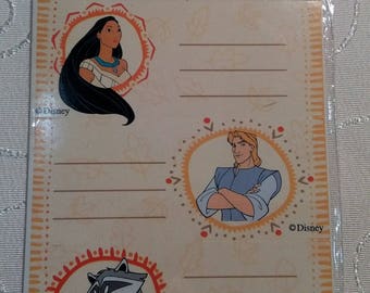 POCAHONTAS Disney's Stickers,by agipa.ETIQUETTES STICKERS.Product of France