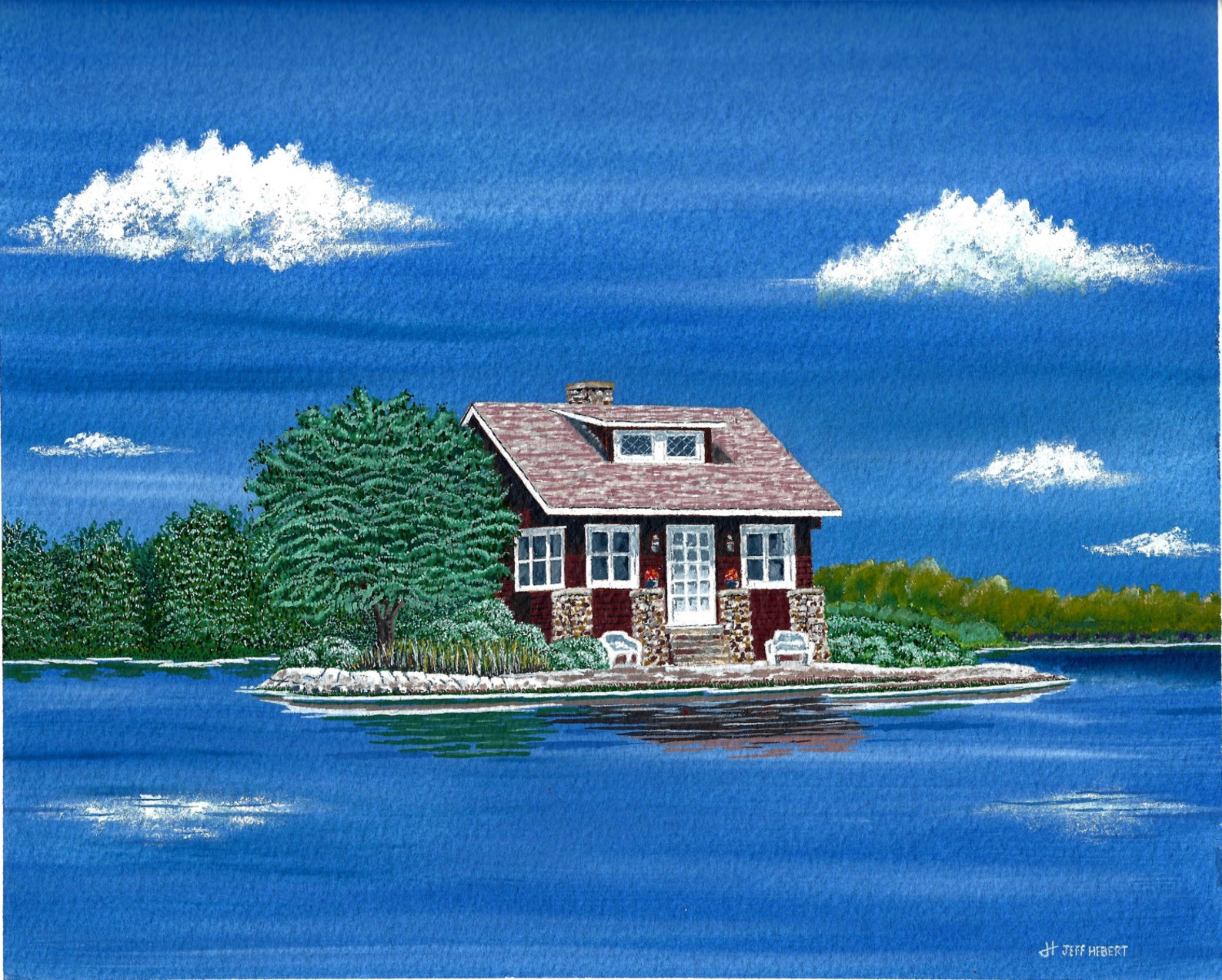 Hub Island Just Room Enough Island 1000 Etsy