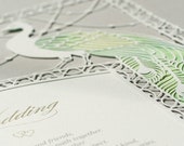 ROYAL PEACOCKS paper-cut Marriage Certificate