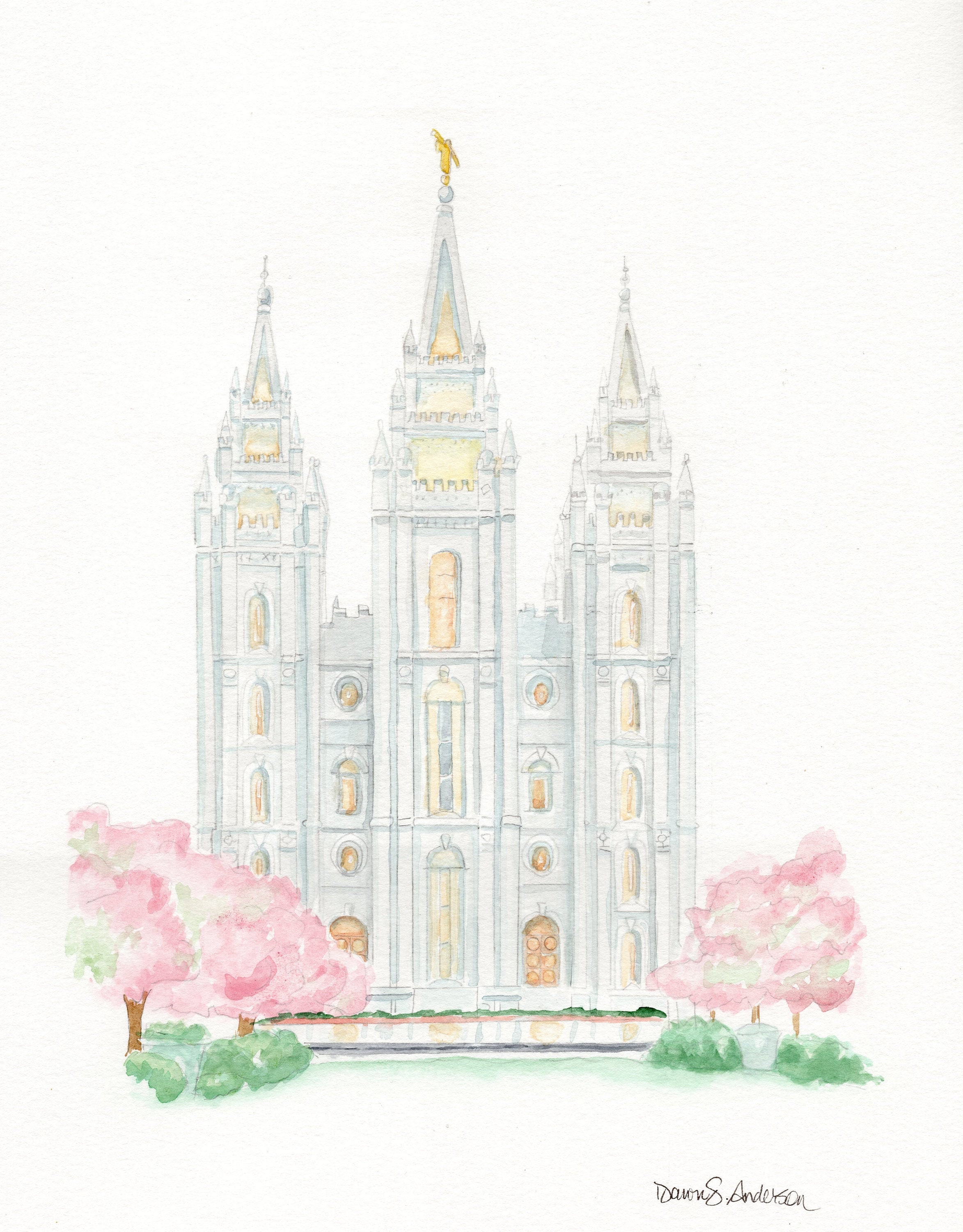LDS Temple Prints - Etsy