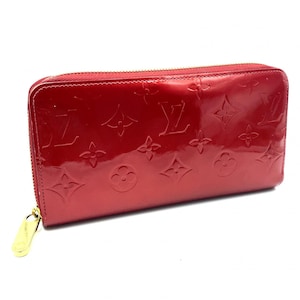 Pre-Owned Louis Vuitton 2011 Monogram Vernis Red Patent Leather Zippy 