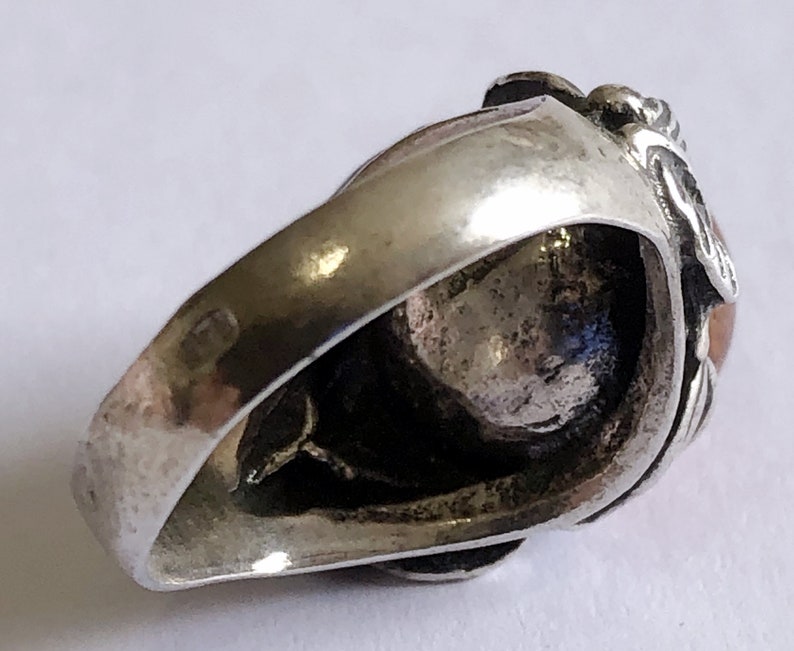 Baltic Amber /& Sterling Silver Ring