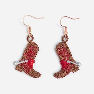 Boot Earrings Cowboy Cowgirl Earrings Western Style Western Wear