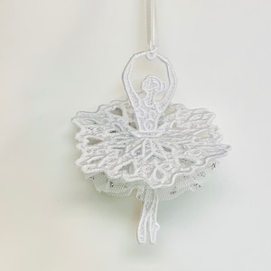 Ballet Ballerina Dancer Ornament Gift for her Figurine Knick Knack Art Collectible