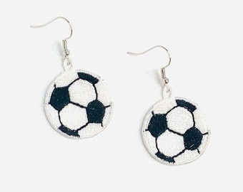 Soccer Earrings Soccer Ball Earrings Black and white Accessories Sports Jewelry Soccer Moms Soccer Mom Life Soccer Girl