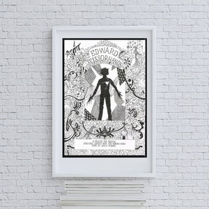 Edward Scissorhands inspired poster