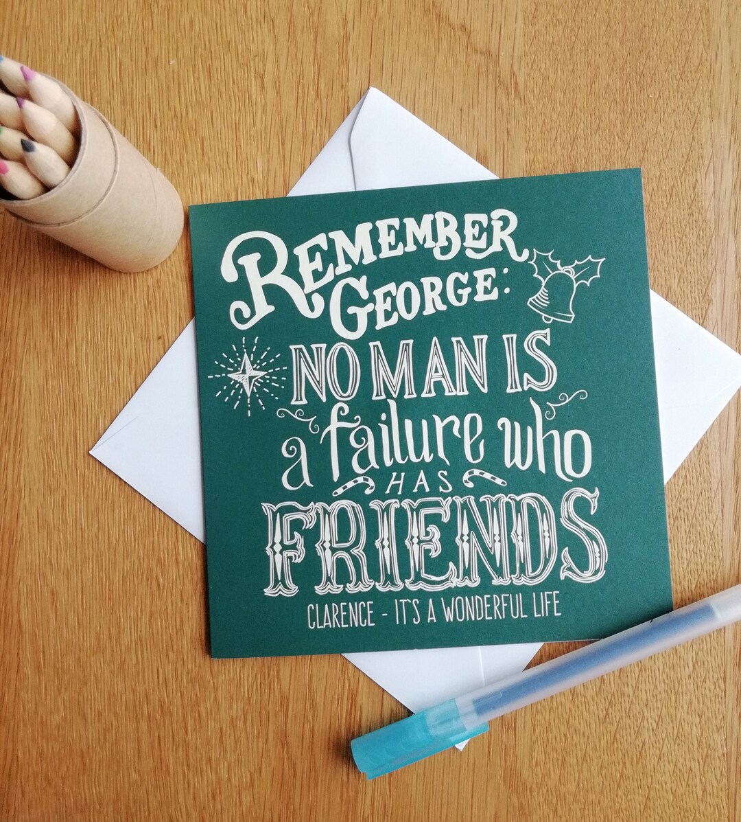 It's A Wonderful Life Christmas Card 