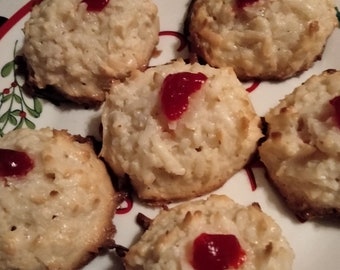 Coconut Macaroons Puertorrican Besitos de Coco