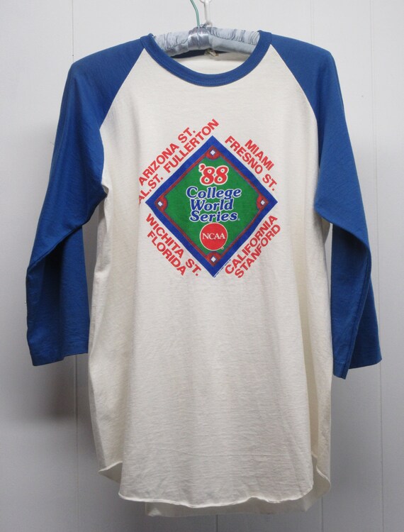 Memorabilia '88 College World Series NCAA Sport Shirt… Gem