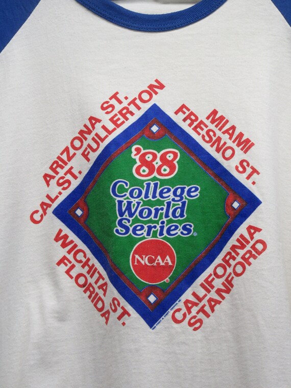 Memorabilia '88 College World Series NCAA Sport Shirt… Gem