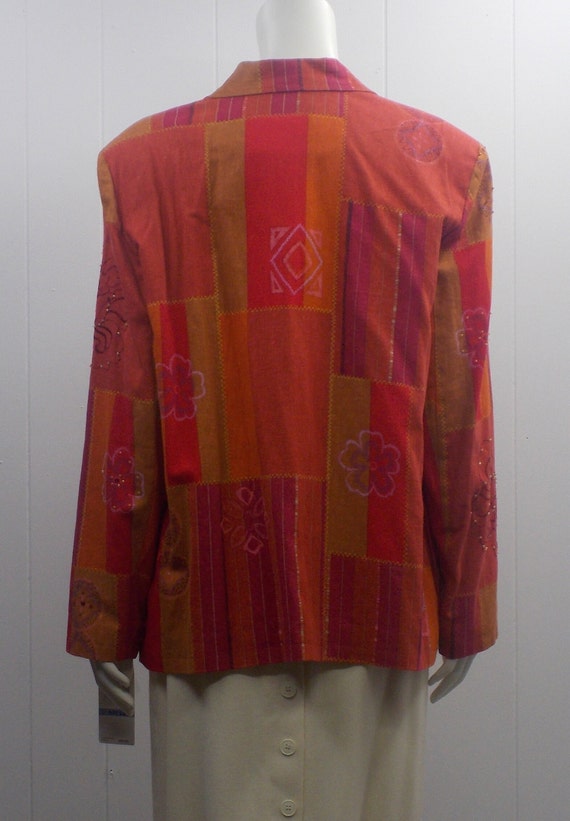 90's Alfred Dunner "Indian Summer" Chili Lined De… - image 6