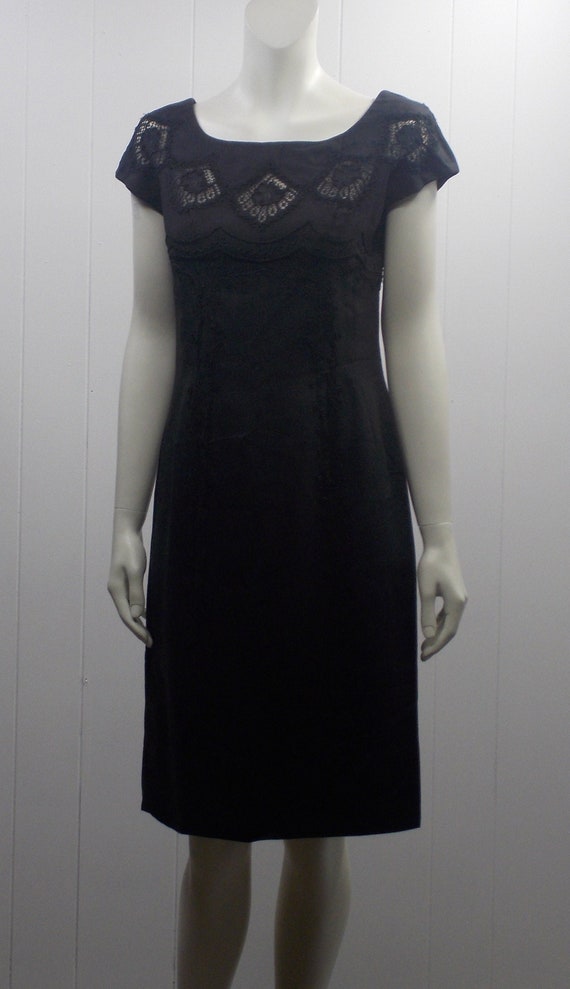 Darling 50's Black Caryle Linen Wiggle Dress/Short