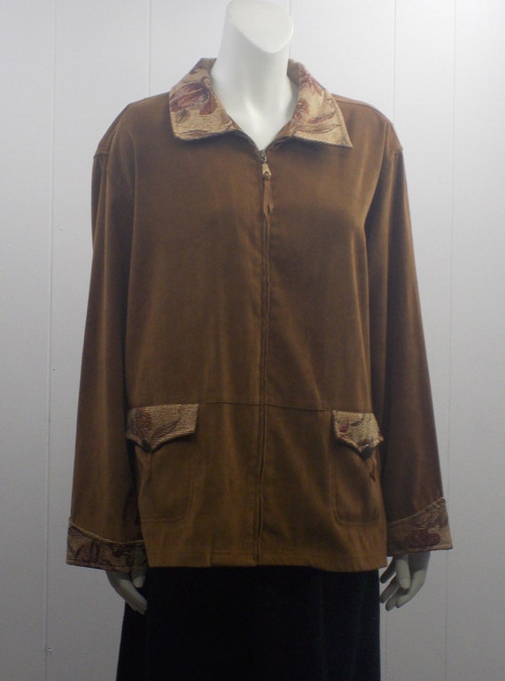 Darling 80's Brown Susan Graver Jacket/Decorative 