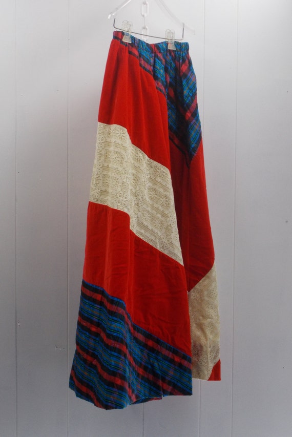Another Vintage Patchwork Maxi Skirt by Chessa Da… - image 3