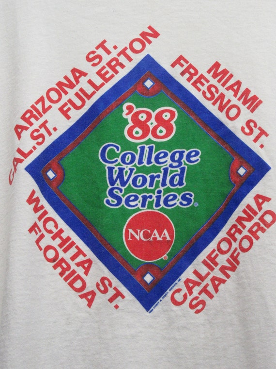 Memorabilia '88 College World Series NCAA Sport Shirt… Gem