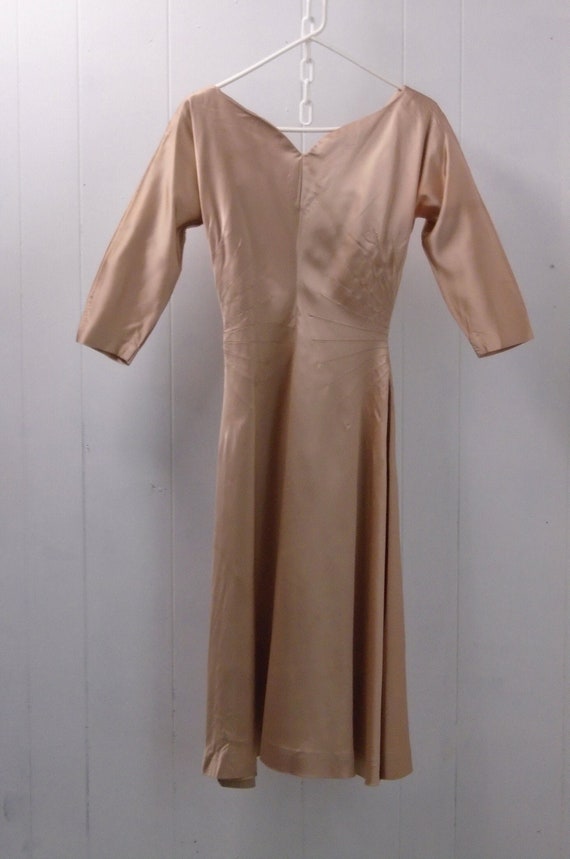 Elegant 50's "Champagne" Dress for Special Event o