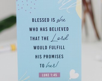 Bible Verse Notes for Young Girls, Scripture Bible Cards, Encouragement Cards, Bible Study Notes for Pre-Teen & Teenage Girl, Christian Gift