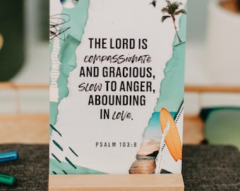 Scripture Cards for Teen Boys, Set of 15, Teen Boy Gift, Christian Gift, Scripture Gift, Bible Verses with Stand, Boy Graduation Gift