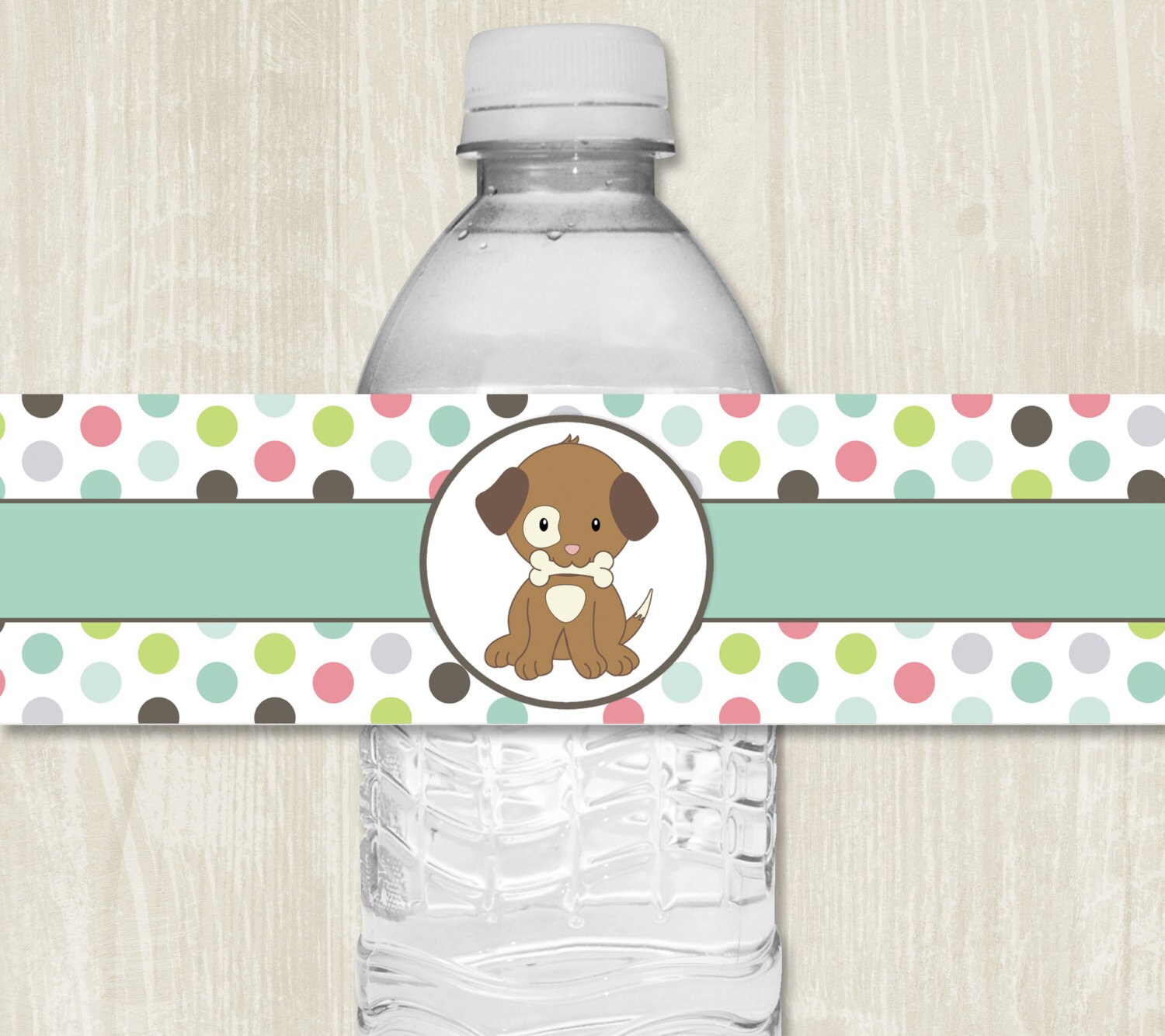 Puppy Water Bottle Labels // Instant Download // Puppy | Etsy