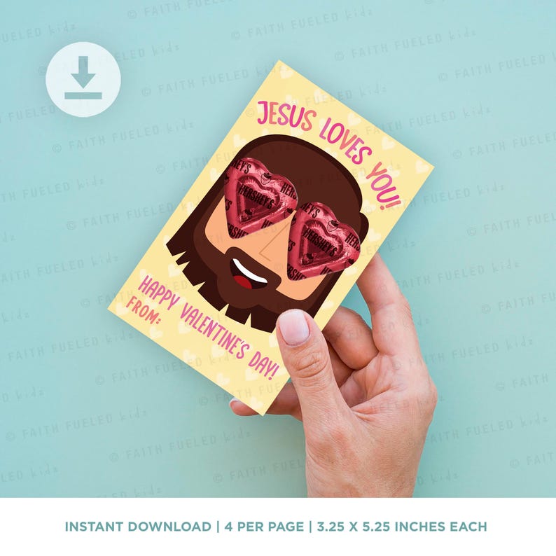 Jesus Valentine's Day, Christian Valentines Day, Printable Scripture ...