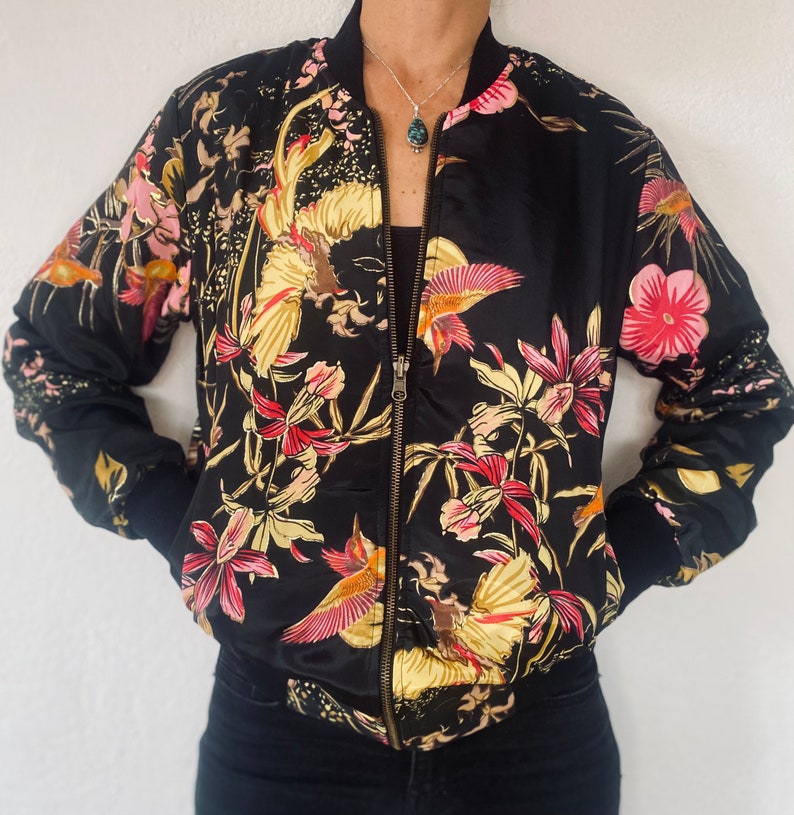 Bomber Jackets reversibles de seda y algodón imagen 4