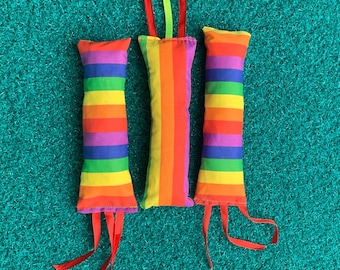 Extra strength catnip toy, rainbow cat kicker toy