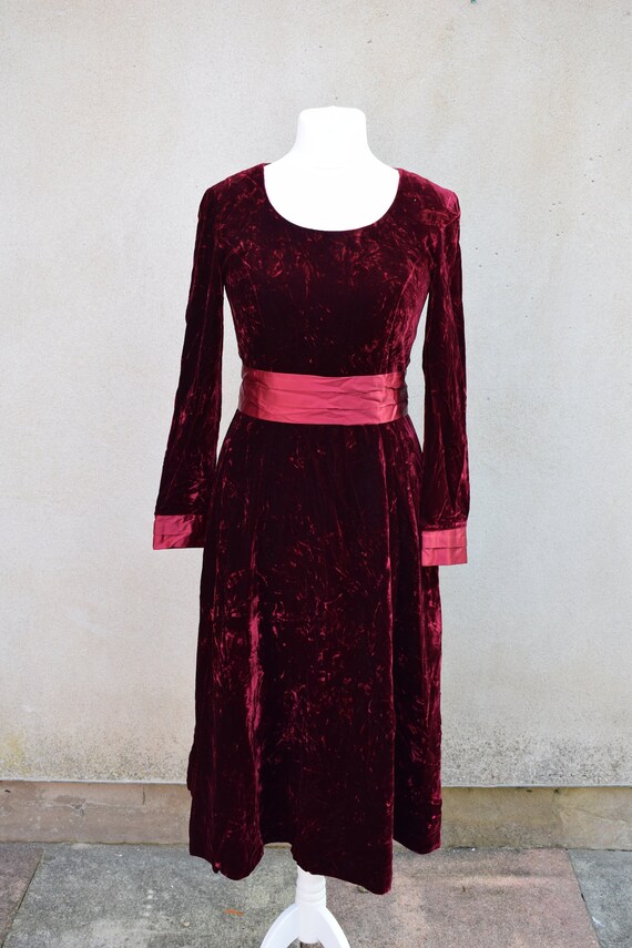 red velvet dress uk