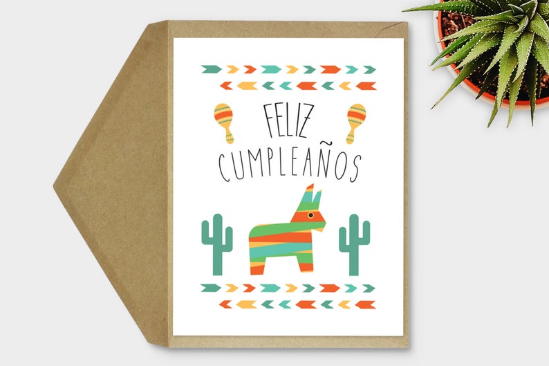 Printable, Feliz Cumpleaños Card, Spanish Birthday Card, Fiesta Birthday Card, Mexican Birthday Card photo relating to Spanish Birthday Cards Printable known as Printable, Feliz Cumpleaños Card, Spanish Birthday Card, Fiesta Birthday Card, Mexican Birthday Card